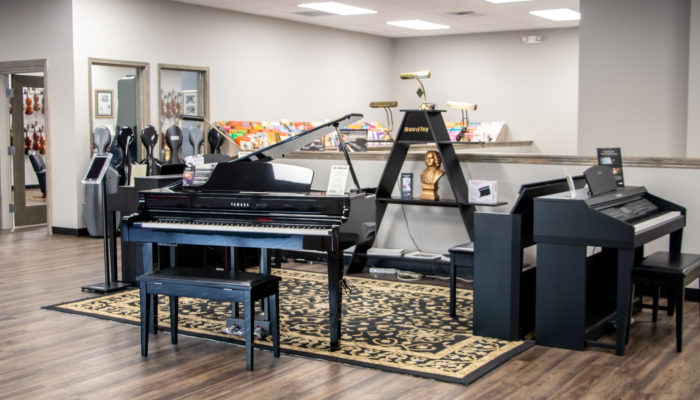 Yamaha Claviova digital pianos.