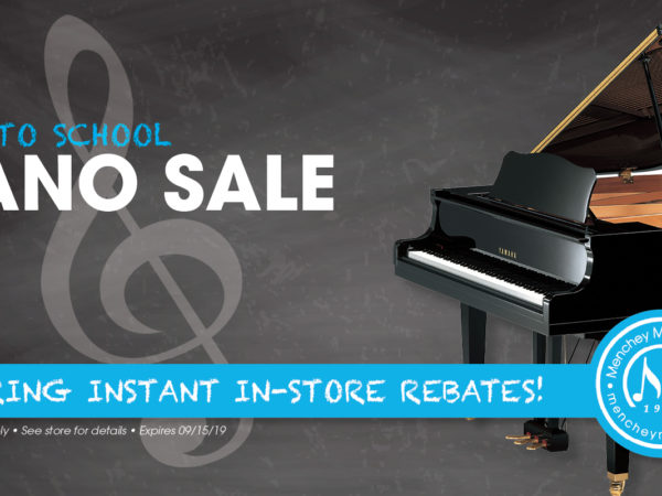 Back to School Piano Sale