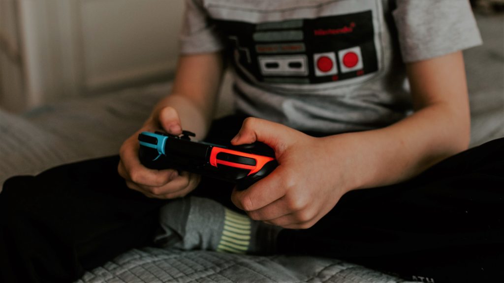 Child Playing Video Games