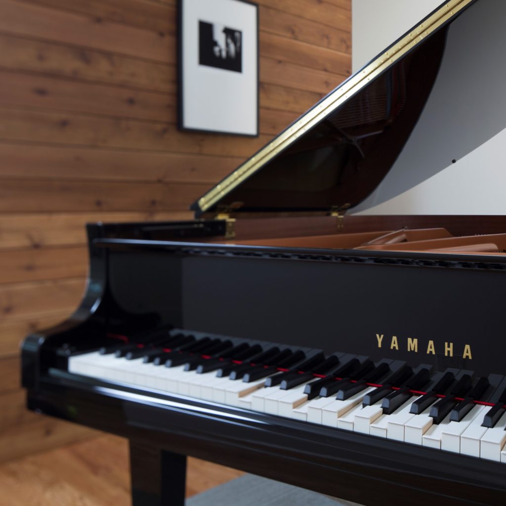 Yamaha Disklavier Grand Piano with top open