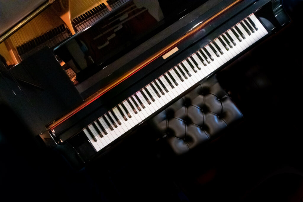 Yamaha CFX Piano from Above