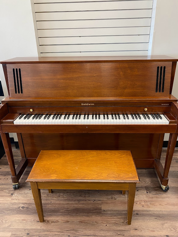 Baldwin "Hamilton" Model 243HP walnut 45"studio piano ***SOLD*** - Menchey  Music