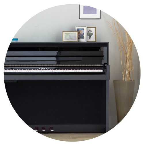 Yamaha CLP Clavinova in a home.