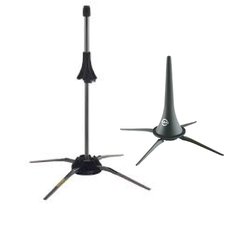 Image of a trumpet instrument stand and clarinet instrument stand
