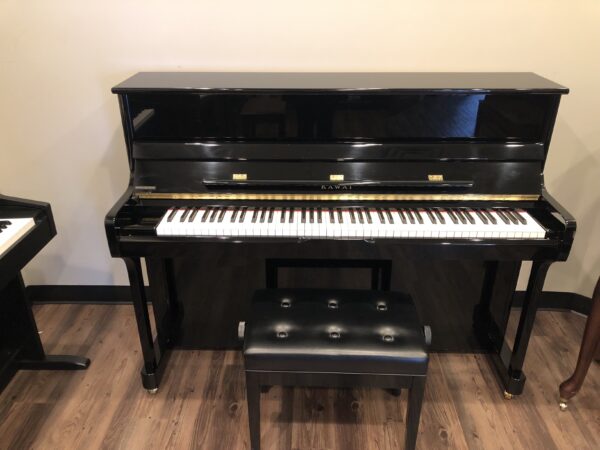 Kawai – Model K-2 (polished ebony) – 45” Upright Piano