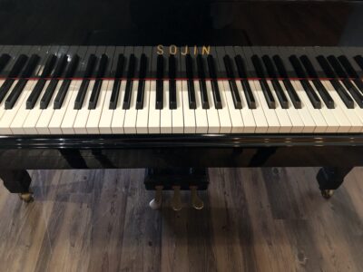 The logo and keys of the Sojin Model PG-1 (g029347).