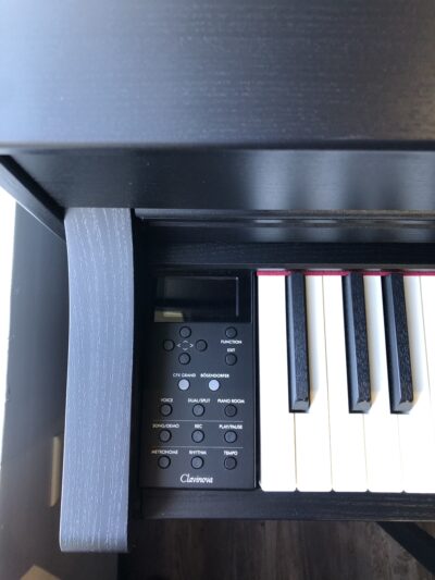 The control panel on the Yamaha Clavinova CLP735 (UCBL01118).