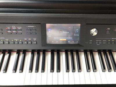 The control panel of the used CVP705B, #UCVY01042.