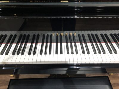 The front logo and keys of the Yamaha_GA1E_PE_J1903047.