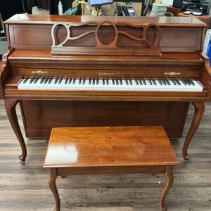 Baldwin656NCherry front view with bench