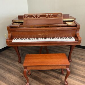 Young ChangvModel G-157D (cherry) front view with top down and bench