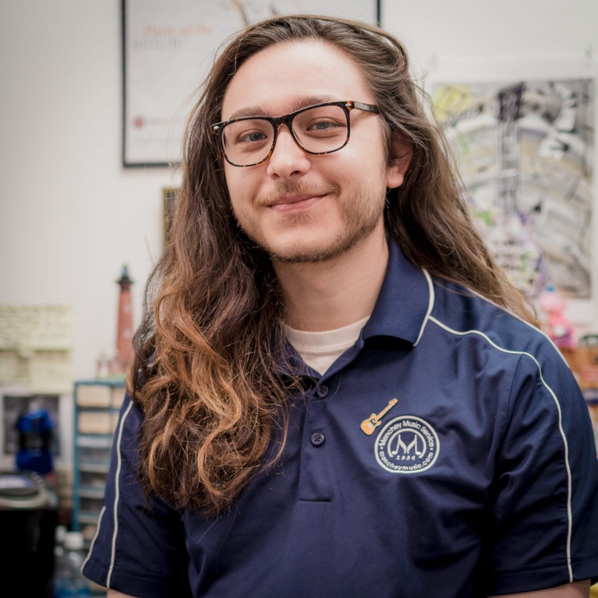 Photo of Shane, a Menchey Music guitar tech
